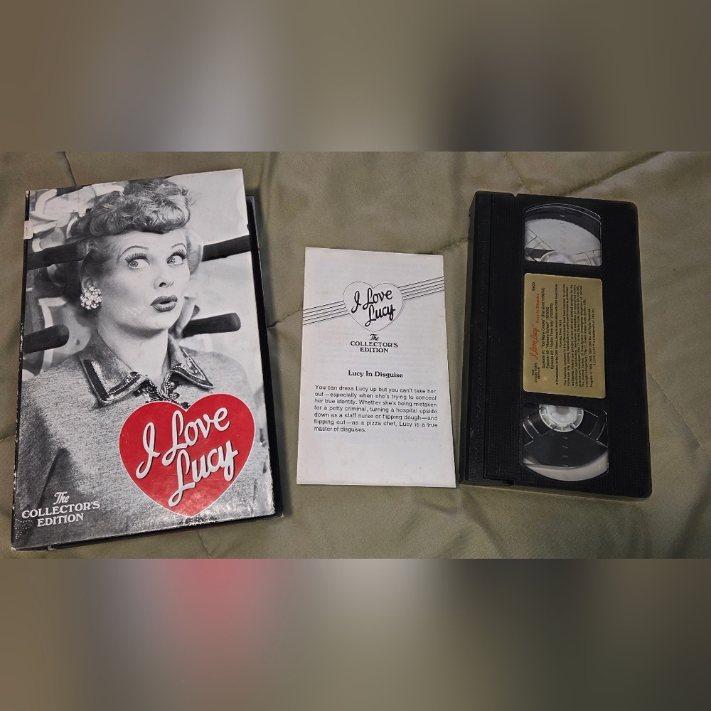 I Love Lucy VHS Volume 10 Collectors Edition Columbia House Video